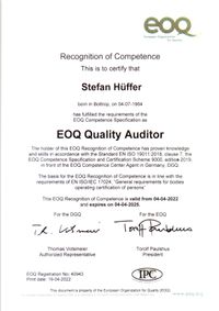 EOQ Quality Auditor bis 2025-04-04